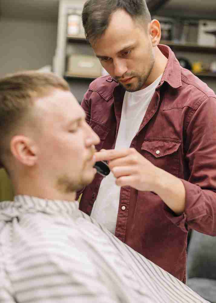 Professional beard grooming and straight razor lining in Anchorage, AK.